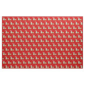 Weihnachts Snowballpinguine Pattern Stoff (Yard (91,4 cm))