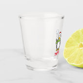 Weihnachts-Snowballpinguine Schnapsglas (Links)