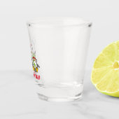 Weihnachts-Snowballpinguine Schnapsglas (Rechts)