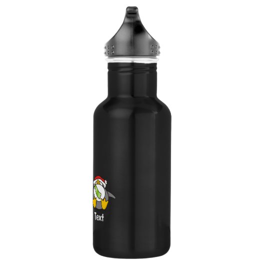 Weihnachts-Snowballpinguine Trinkflasche (Rechts)
