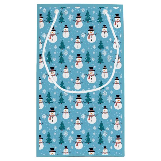 Weihnachts-Snowboardbeutel Kleine Geschenktüte (Rückseite)