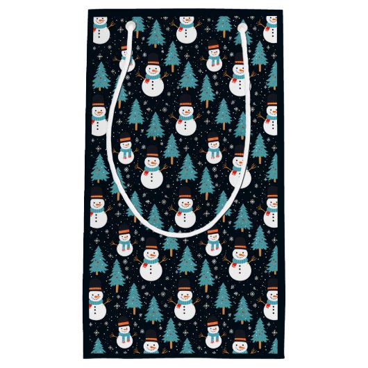 Weihnachts-Snowboardbeutel Kleine Geschenktüte (Vorderseite)