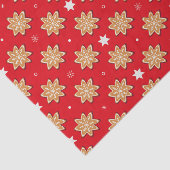 Weihnachts-Snowflake-Lebkuchen Seidenpapier (Ausschnitt)