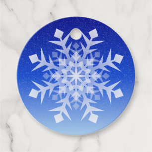 Weihnachts-Snowflake-Liebesmarken Geschenkanhänger