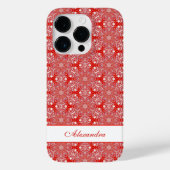 Weihnachts Snowflake Star Pattern Personalisiert R Case-Mate iPhone Hülle (Rückseite)