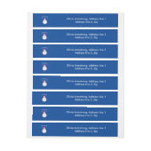 Weihnachts-Snowlady Juggling Snowballs Funny Custo Rundum-Adressaufkleber (Bogen)