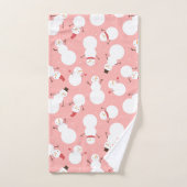 Weihnachts-Snowman-Badehandtuch-Set Badhandtuch Set (Handtuch)