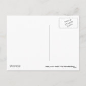 Weihnachts Snowman Carolers Postcard Feiertagspostkarte (Rückseite)