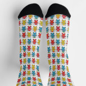 Weihnachts-Snowman Cookies Socks Socken (Oben)