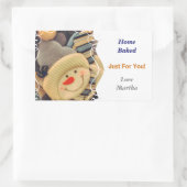 Weihnachts-Snowman Custom Stickers (Tasche)