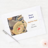 Weihnachts-Snowman Custom Stickers (Umschlag)