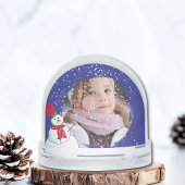 Weihnachts-Snowman-Foto Schneekugeln