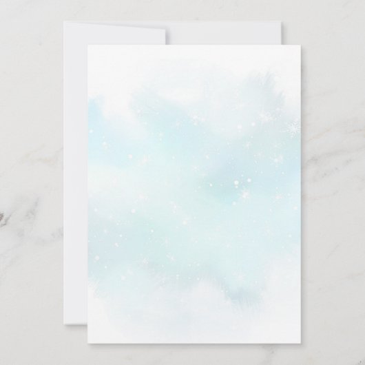 Weihnachts-Snowman-Geburtstagsparty Dankeskarte (Rückseite)