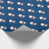Weihnachts-Snowman-Geschenkpapier Geschenkpapier (Ecke)
