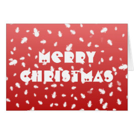 Weihnachts-Snowman-Grußkarte