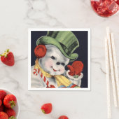 Weihnachts-Snowman Holiday Papierservietten (Beispiel)