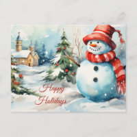 Weihnachts-Snowman-Illustration