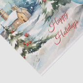 Weihnachts-Snowman-Illustration Seidenpapier (Ausschnitt)