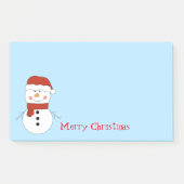 Weihnachts-Snowman Post-it-Notes Post-it Klebezettel (Vorderseite)