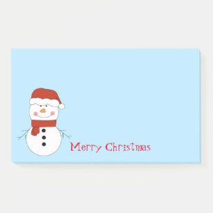 Weihnachts-Snowman Post-it-Notes Post-it Klebezettel