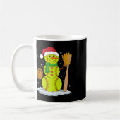 Weihnachts-Snowman Softball Pitcher Boys Kinder Te Kaffeetasse (Links)