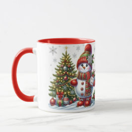 Weihnachts-Snowman-Tasse Tasse