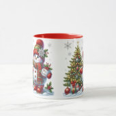 Weihnachts-Snowman-Tasse Tasse (Zentrum)