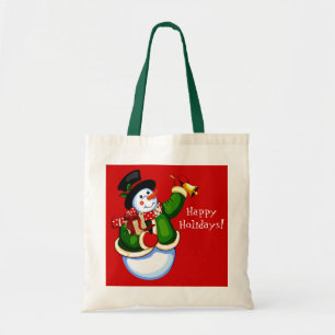 Weihnachts-Snowman-Totasche Tragetasche