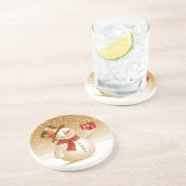 Weihnachts-Snowman-Untersetzer Untersetzer (Seite)