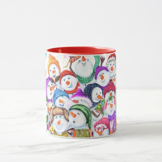 Weihnachts-Snowmans-Tasse Tasse (Zentrum)