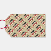 Weihnachts-Snowmen-Geschenk-Tag Geschenkanhänger (Rückseite Horizontal)