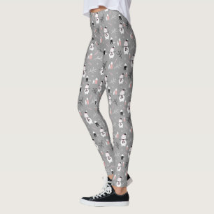 Weihnachts-Snowmen-Leggings Leggings