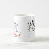 Weihnachts-Snowmen-Ringer-Tasse Tasse (Mittel)