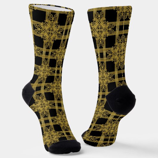 Weihnachts-Socken - Crew Socken (Gewinkelt)