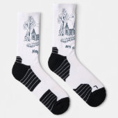 Weihnachts-Socken für Crew Socken (Rechts)