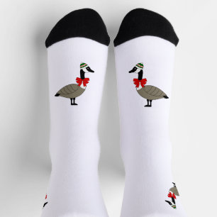 Weihnachts-Socken für kanadische Gänse-Crew Socken