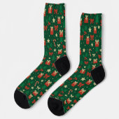 Weihnachts-Socken Socken (Linkes Detail)