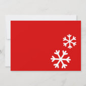 Weihnachts-Socketwechsel-Party Einladung (Rückseite)