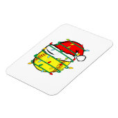 Weihnachts-Softball Magnet (Linke Seite)
