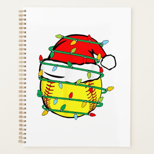 Weihnachts-Softball Planer (Vorderseite)