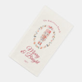 Weihnachts-Soldat Serviette (Ecke)