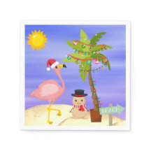 Weihnachts Sommer Flamingo Beach Niedlich Urlaub