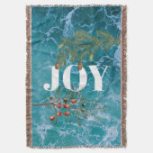 Weihnachts Sommer Ocean Beach Freude Decke (Vorderseite Vertikal)