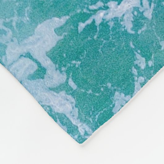 Weihnachts Sommer Ocean Beach Freude Fleecedecke (Ecke)