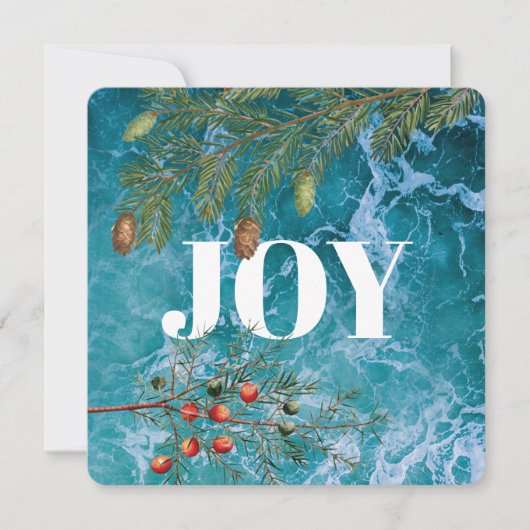 Weihnachts Sommer Ocean Beach JoshWeihnachtskarte (Vorderseite)