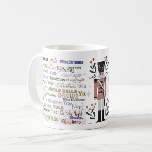 Weihnachts-Song Nutcracker-Tasse Kaffeetasse (Vorderseite Links)