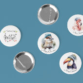 Weihnachts-Song-Vögel singen Button