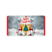 Weihnachts-Soul Adressaufkleber (Vorne)