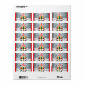 Weihnachts-Soul Adressaufkleber (Vorne)