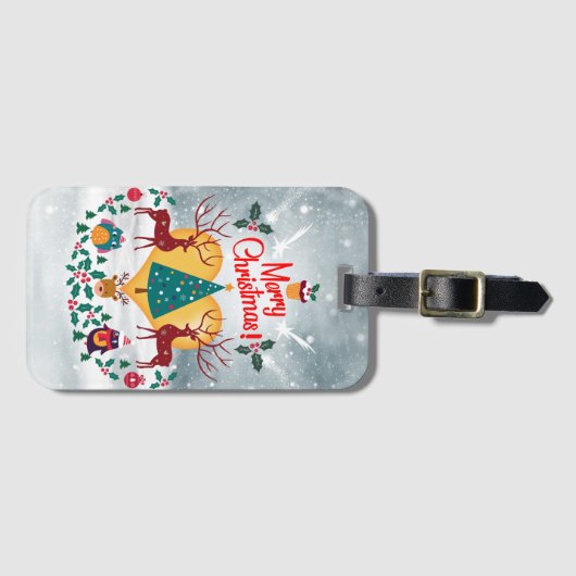 Weihnachts-Soul Ankündigung Postkarte Gepäckanhänger (Vorderseite (Horizontal))